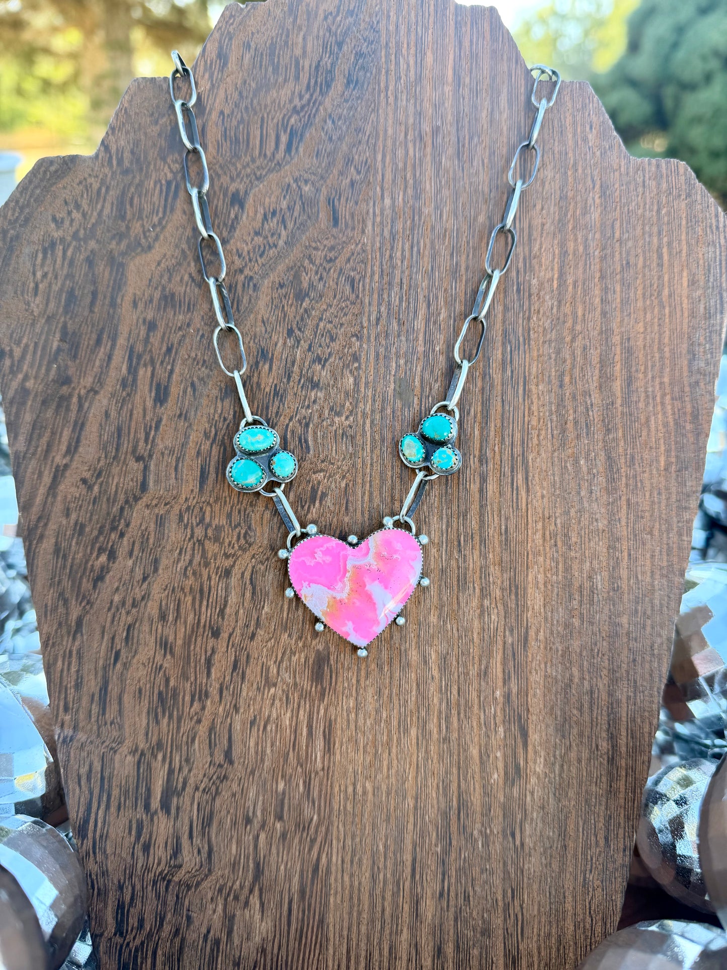 Pink Heart Necklace
