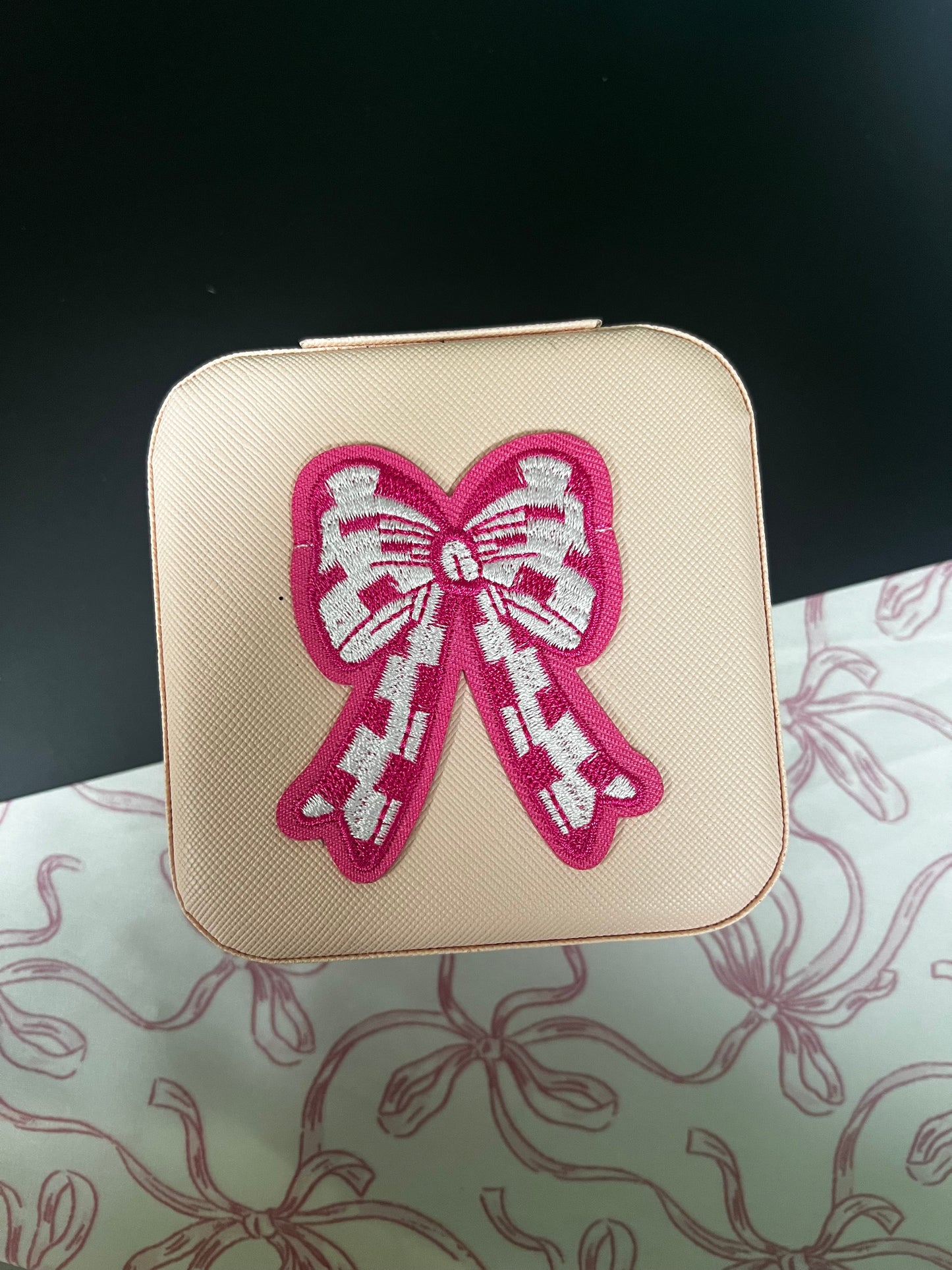 Pink Bow Jewelry Box