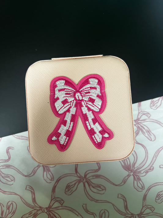 Pink Bow Jewelry Box