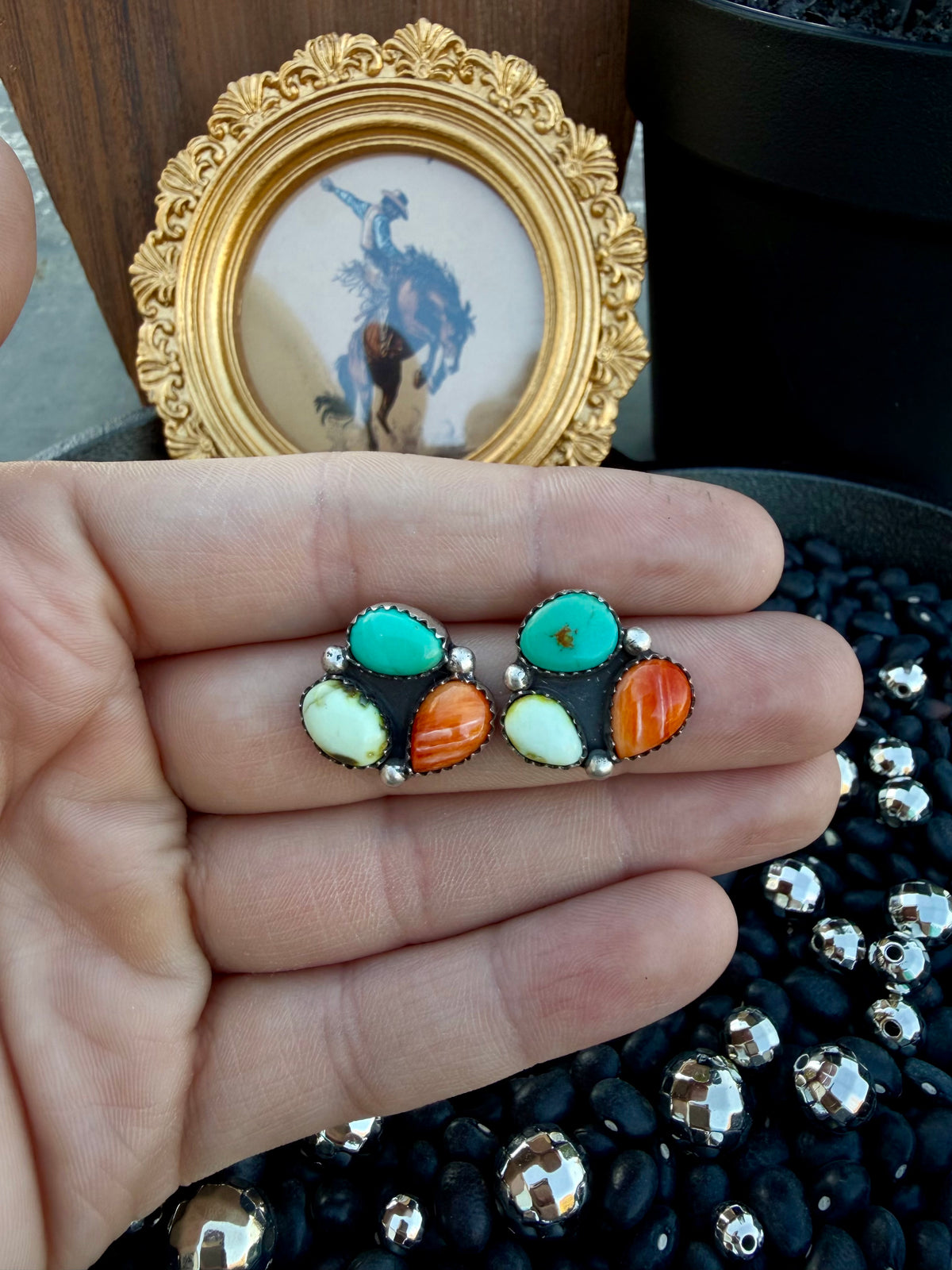 Cluster Earrings