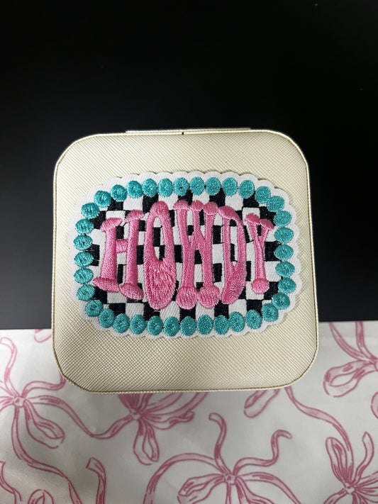 Howdy Cream Jewelry Box