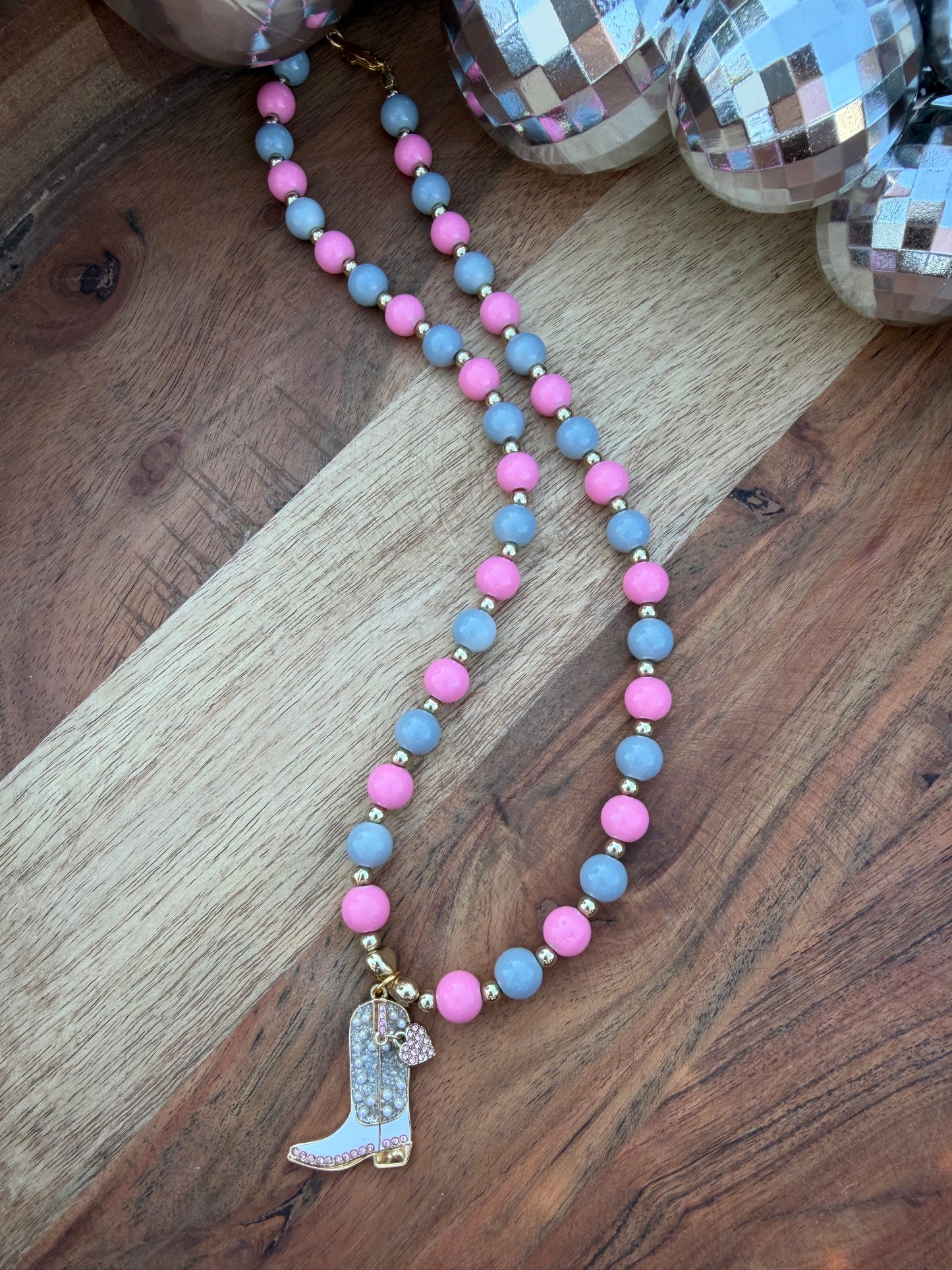 The Golden Boot Necklace