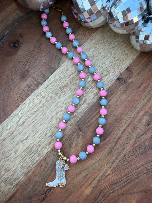 The Golden Boot Necklace