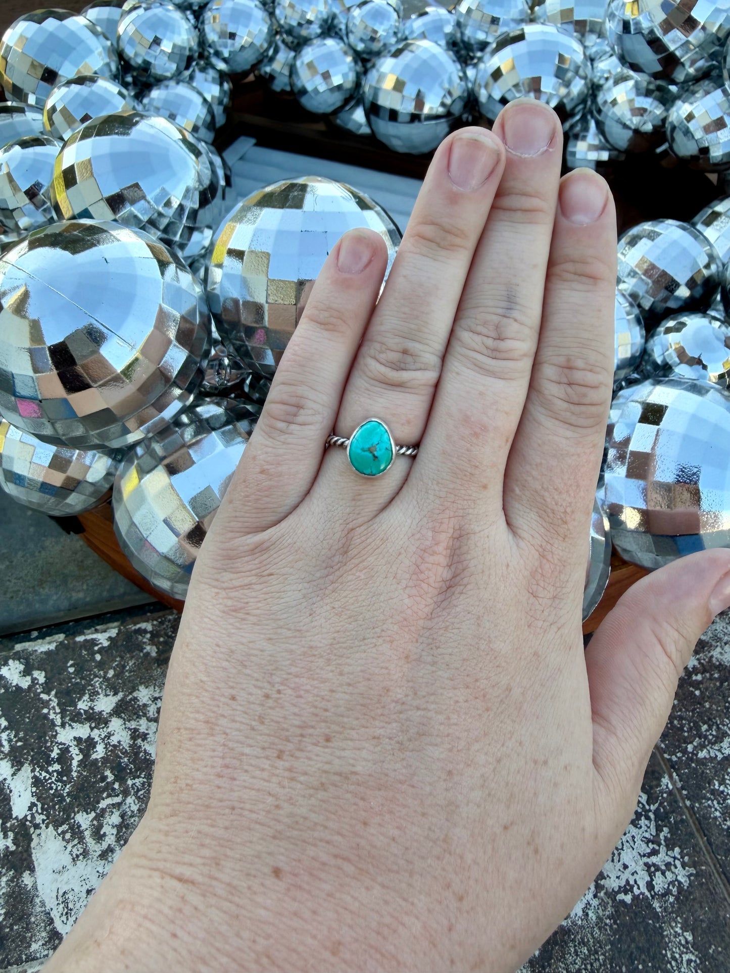 Turquoise Stacker Ring