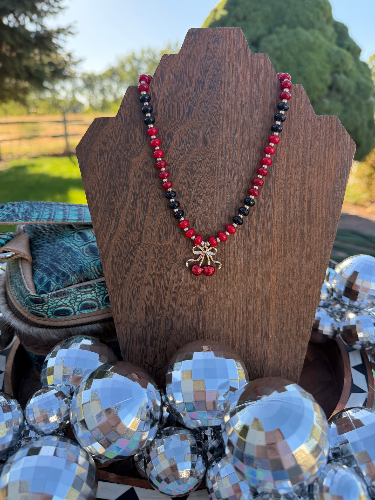The Cherry Drop Necklace