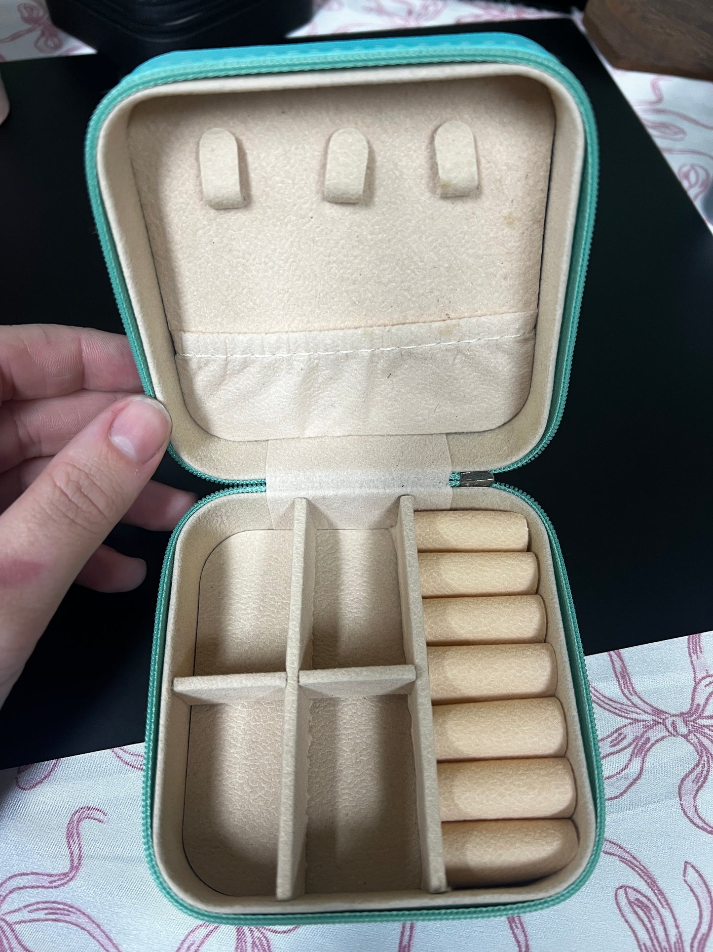 Howdy Teal Jewelry Box