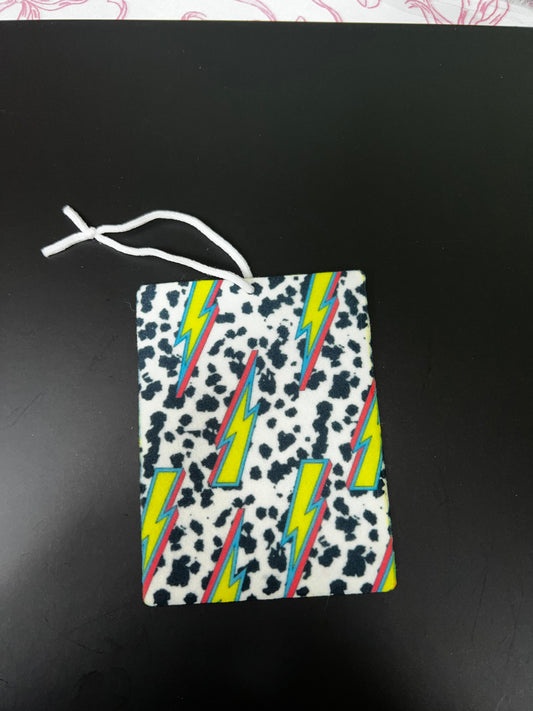 Neon Lightning Car Freshie