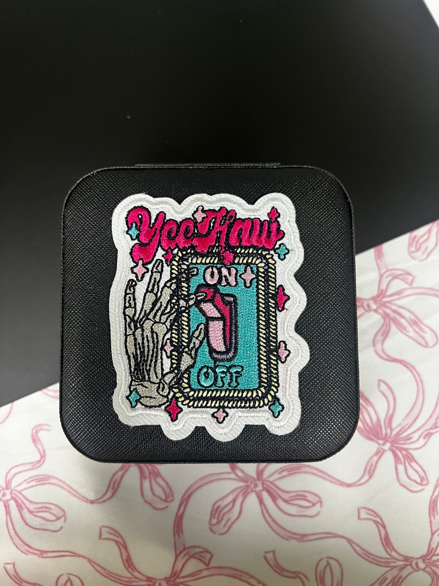 Yeehaw Black Jewelry Box